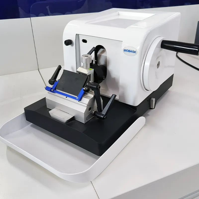 Máquina de microtome manual semiautomática de alta precisão para laboratório BIOBASE preço