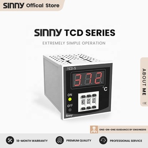 Gran oferta, controlador de temperatura de encendido y apagado K de entrada de salida de relé de operación Manual de 48x48 para horno - Product Image 2