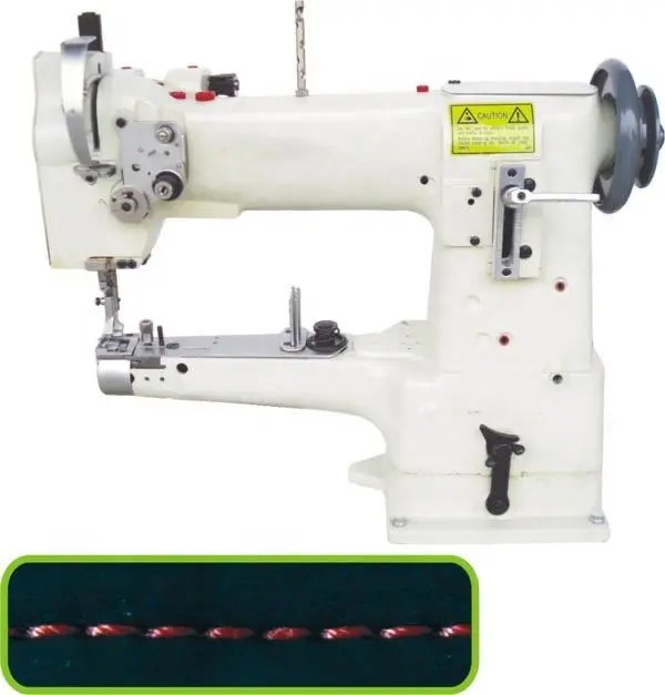 HuaMei simple aiguille cylindre lit bras machine à coudre industrielle sac/chaussures faisant la machine 335