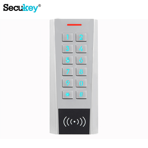 Stand-Alone impermeabile 2 relè di controllo di accesso 12 ~ 28V AC/DC 13.56MHz scheda di frequenza PIN tastierino lettore due porte di controllo di accesso - Product Image 1