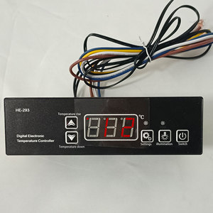 Controlador de temperatura Led Longhey adecuado para refrigeradores y congeladores 110-220V regulador LCD de dos salidas de relé