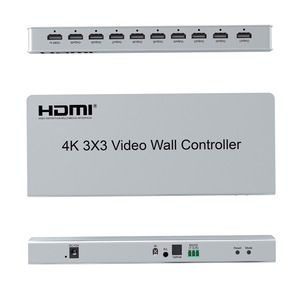 4K 3x3 HD Video Splicer Controller 1-Way <strong>Input</strong> 9-Way <strong>Output</strong> <strong>Splitters</strong> Converters High Definition Television Splicing