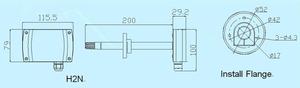 Transmisor de temperatura y humedad tipo pared Pantalla LCD digital Sensor de temperatura y humedad - Product Image 5