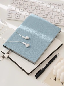 Custom A5 Business <strong>Notebook</strong> With Litchi <strong>Pattern</strong> Thickened Soft Leather Printable Logo Journal Style <strong>Notebook</strong> With Printed Design - Product Image 2