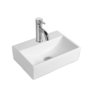 现代风格白色陶瓷矩形盆水槽西方公寓浴室新设计 - Product Image 5