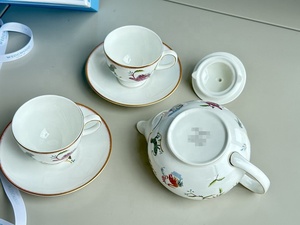 陶瓷咖啡具简约设计可爱小容量搭配茶壶茶杯套装 - Product Image 5