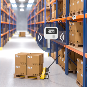 Medidor de temperatura y humedad de alta precisión Sensor IoT Registrador de datos portátil Monitor de humedad y temperatura