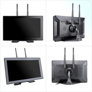 Digital Wireless <strong>DVR</strong> Touch Screen 10'' AHD Record <strong>Reverse</strong> Backup <strong>Camera</strong> WiFi 4CH Car Monitor for Truck/Trailer/Bus/RVs/SUV/Vans - Product Image 4