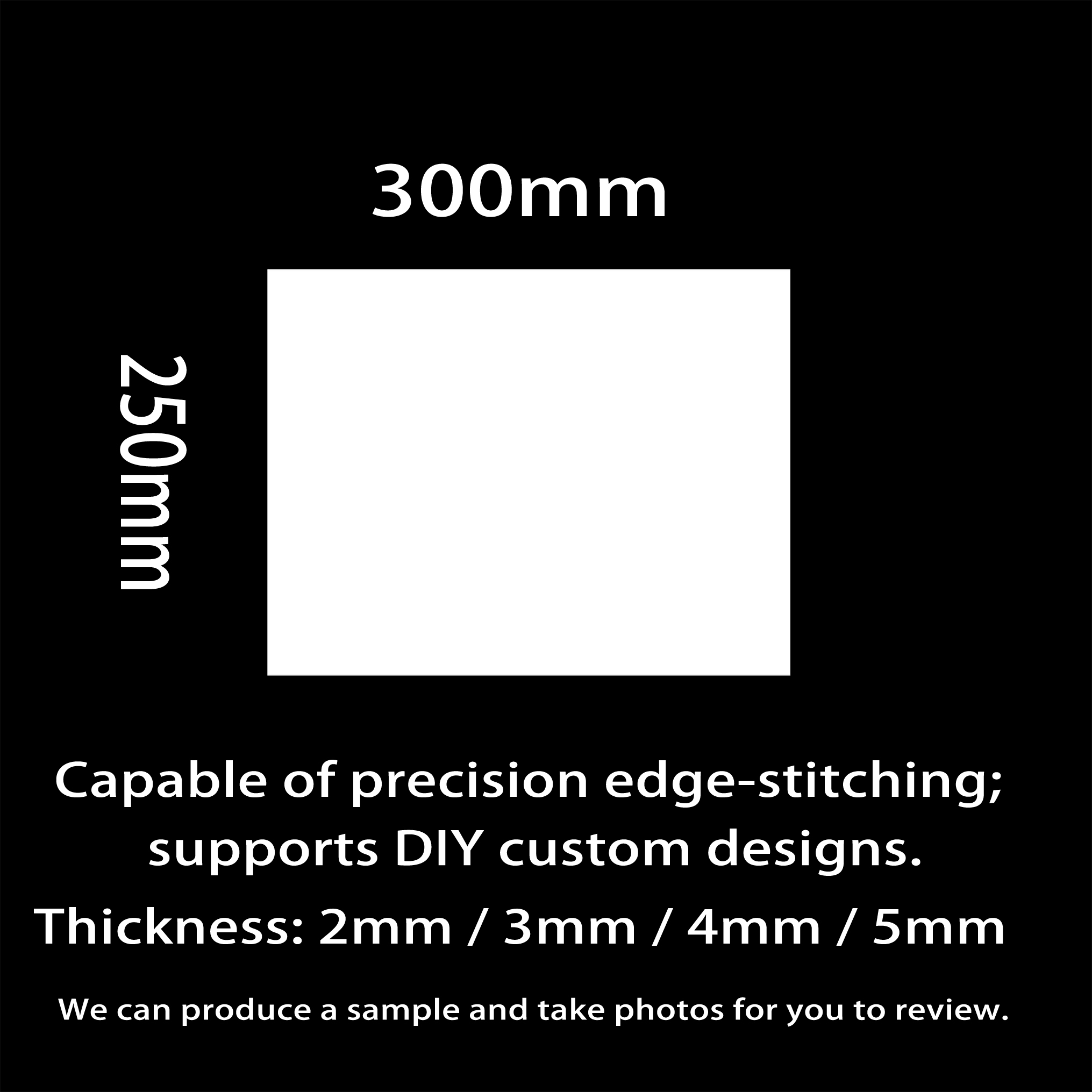 300x250mm