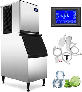 上海厂家直销商用制冰机工业不锈钢冰块立方体制雪机压缩机 - Product Image 4