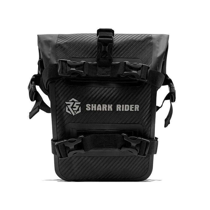 Fibre de carbone noire - logo réfléchissant - 8l (étanche ipx-7)