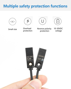 Hochwertiger quadratischer Q10 Spritz schutz zur Erkennung von Metall objekten Form induktive Sensoren Näherung schalter - Product Image 5