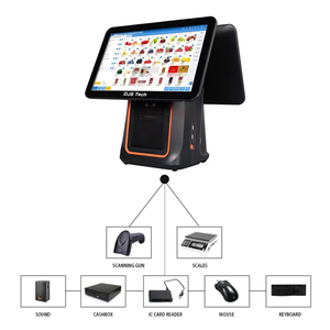 Máquina de almacenamiento profesional de fábrica, diseño exclusivo de supermercado, POS, soporte de ordenador, logotipo personalizado, sistema Pos - Product Image 3