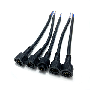 Elektrik kablolama tipi endüstriyel aydınlatma <span class=keywords><strong>Led</strong></span> Y tipi güç konektörü Ip67 2pin su geçirmez Splitter kablo tel konnektörler