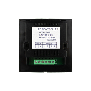 Controlador LED Rgb Panel táctil montado en la pared PWM 12V 24V 12A 288W tira de color neón controlador de luz SMD2835 Panel táctil Rgb - Product Image 3