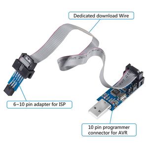 Ufficiale USBASP USBISP AVR programmatore USB ISP USB ASP ATMEGA8 ATMEGA128 supporto Win7 64