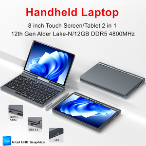8 Inch Mini Touch Screen Laptop Cheap Slim Portable 360 Degree Rotary for Student and Business <strong>Use</strong> New Netbook <strong>Computer</strong> - Product Image 3