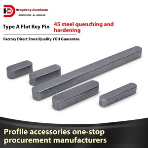 45 çelik GB1096 düz anahtar Pin çinko kaplama demir kafa kare anahtar şerit mil Pin ekle Pin konumlandırma kama anahtar şerit kama - Product Image 6