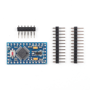 Rinnovato per Arduino Pro Mini ATMEGA328P 5V 16MHz scheda di sviluppo con pacchetto programmatore SMD incluso