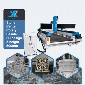 JX 3D Cnc máquina de escultura de piedra granito piedra Cnc enrutador Cnc tallado mármol Servomotor DSP A11 SISTEMA DE Control TBI tornillo de bola - Product Image 3