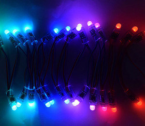 Tira de luces Led de píxel RGB, a todo color, programable, DC5V, módulo LED ws2811, 12mm, impermeable, luces navideñas inteligentes - Product Image 3