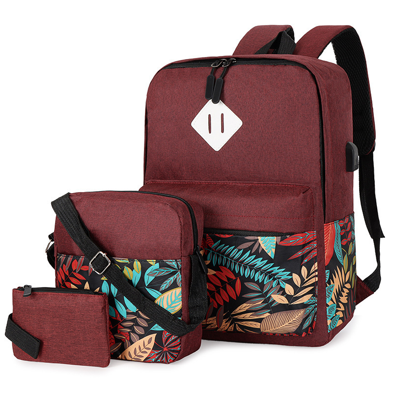 traje rojo estampado
