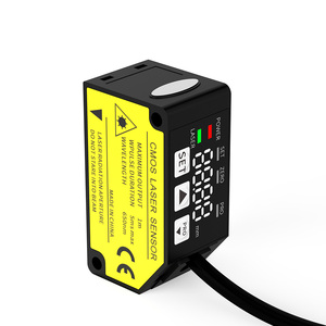 GTRIC激光测量传感器红外数字显示光电开关12-24V DC PNP NPN激光光学位移传感器 - Product Image 1