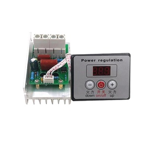 Regolatore di velocità del motore 10000W ad alta potenza AC 220V SCR regolatore di tensione Dimmer interruttore di controllo della velocità termostato + misuratore digitale - Product Image 1