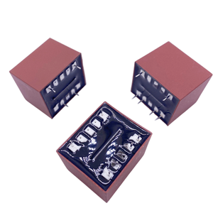 PCBマウントカプセル化変圧器ei66 ei42 ei40 ei48 50HZ 60HZ低周波変圧器12v UI EI工場直販