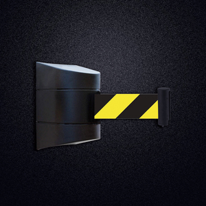 Hàng đợi rào cản kiểm soát đám đông có thể thu vào stanchion vành đai đen Fram có thể thu vào hàng rào - Product Image 3