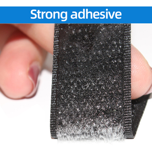 White <strong>Hook</strong> <strong>Loop</strong> <strong>Tape</strong> Sticky Back Strong Sticky Adhesive Glue Touch Fastener <strong>Tape</strong> <strong>Hook</strong> and <strong>Loop</strong> - Product Image 4