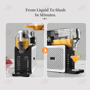Máquina de aguanieve 5 en 1 1.8l Slushi Slushy Frozen Drink Smoothie Juice Slushie Ice Maker con 5 programas preestablecidos Uso doméstico - Product Image 5