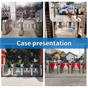 Station Control Flap Barrier Gesichts erkennung Automatische Flap Gates Drehkreuze Design Flap Barrier Drehkreuz Anwesenheit system - Product Image 4