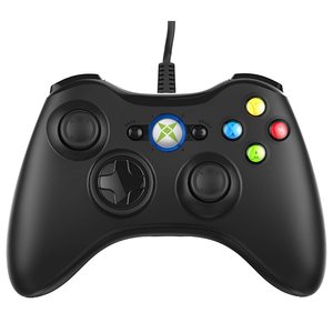Xbox360 kablolu denetleyici için HiCyber PC PC360 Gamepad titreşimli özelliği ile buhar siyah Myth Goku Joystick & Gamepad - Product Image 5