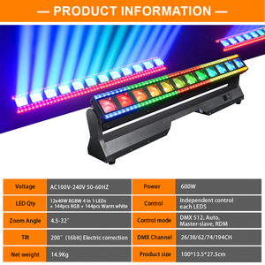 XLIGHTING New Arrival <strong>Led</strong> Light Effect <strong>Led</strong> Stage Effect Light <strong>12</strong>*40w <strong>Led</strong> Moving Head Light - Product Image 5