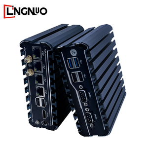 Lüfter loser Mini-PC 4LAN DDR4 J4125 Eingebettete Firewall 32GB Speicher Integrierter Celeron Linux OS Industrieller Mini-Desktop-Computer - Product Image 2