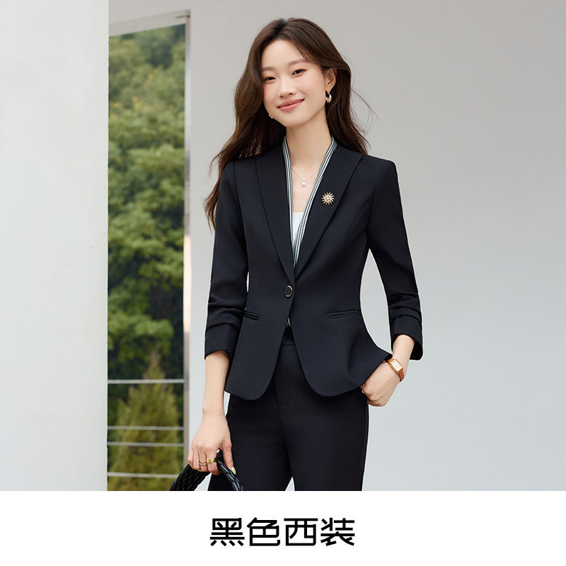 Black single-piece suit