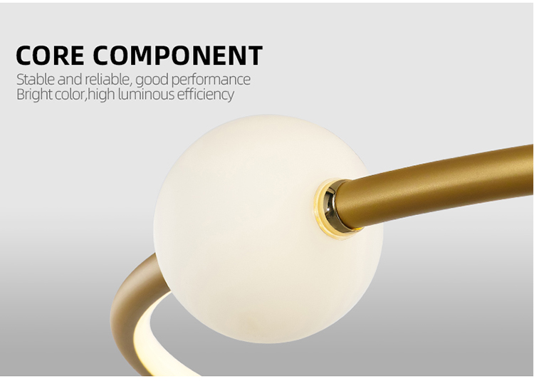 Zun Design ring round circle bamboo led chandelier flat pendant 3 light lamps modern  luxury light for dinning