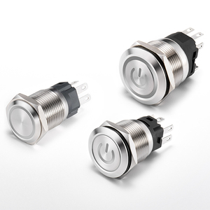 12/16/19/22mm Metal Push Button <strong>Switch</strong> Momentary Latching Fixed Electric on Off Power Start Stop LED Light 3V <strong>6V</strong> 12V 24V 220V - Product Image 4