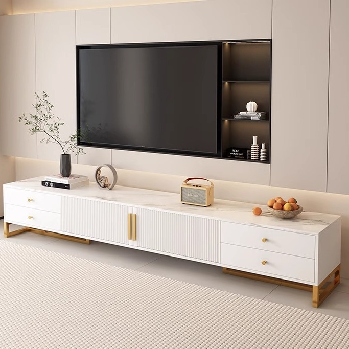 White texture + Gold frame