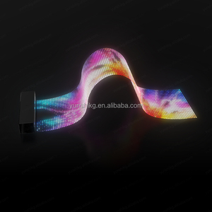 Flexibles transparentes LED-Film werbe display für Aufzugswand-Aufroll-LED-Film mit Animations funktion - Product Image 1