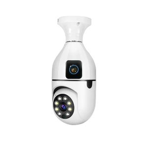 2025 Q6 A6プロX-IOT CAMアプリ1080P HDデュアルレンズデュアルスクリーンカメラホームセキュリティIP WiFiミニCCTV 360電球カメラ - Product Image 1