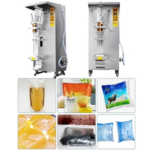 小袋液体灌装包装机用于水牛奶果汁制造小袋状产品