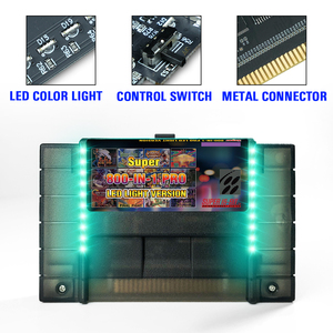 SNES 800 Trong 1 LED Ánh Sáng Phiên Bản Pro Remix Thẻ Trò Chơi Cho SNES 16 Bit Video Giao Diện Điều Khiển Hộp Mực Hỗ Trợ USA/Eur/Nhật Bản Giao Diện Điều Khiển - Product Image 2
