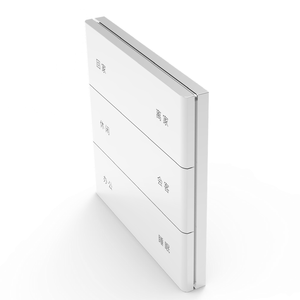 KNX/EIB 2 Gang 4 клавиши Умный домашний переключатель системы Встроенный 2 реле кнопочный переключатель панели - Product Image 1