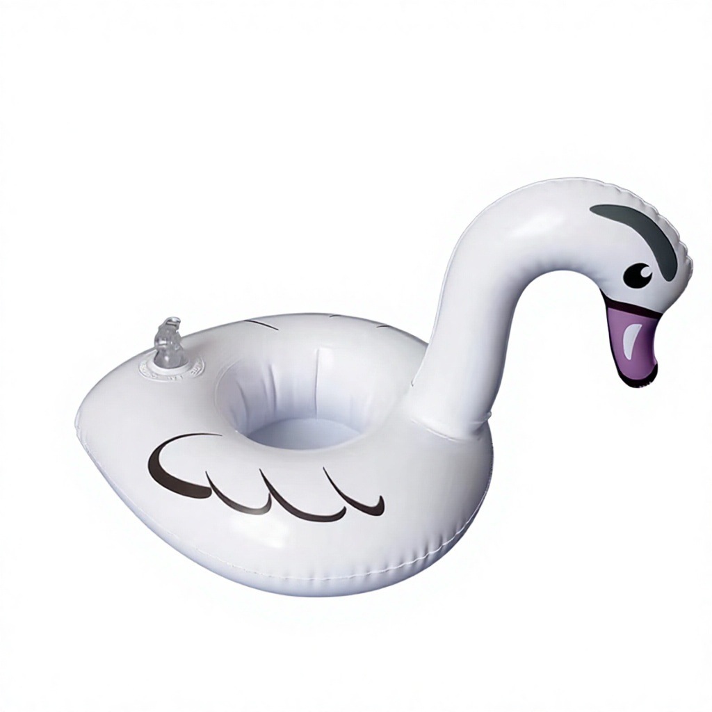 Cisne blanco púrpura