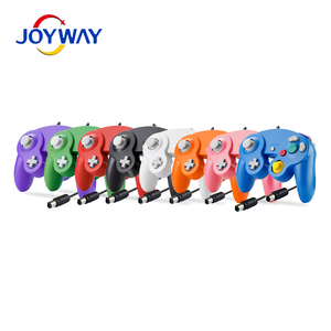 เกมแพดแบบมีสายสำหรับเกม NGC GC,ตัวควบคุมเกมคิวบ์สำหรับ Wii & Wiiu Gamecube สำหรับอุปกรณ์เสริมเกมจอยสติ๊ก - Product Image 1