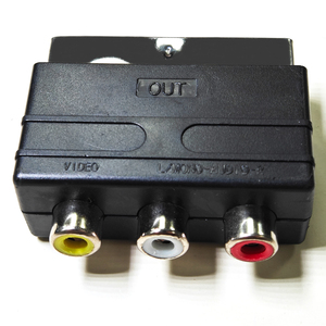 Scart to 3RCA AV <strong>Adapter</strong> Converter Switch for PS4 for Wii DVD in Converter - Product Image 4