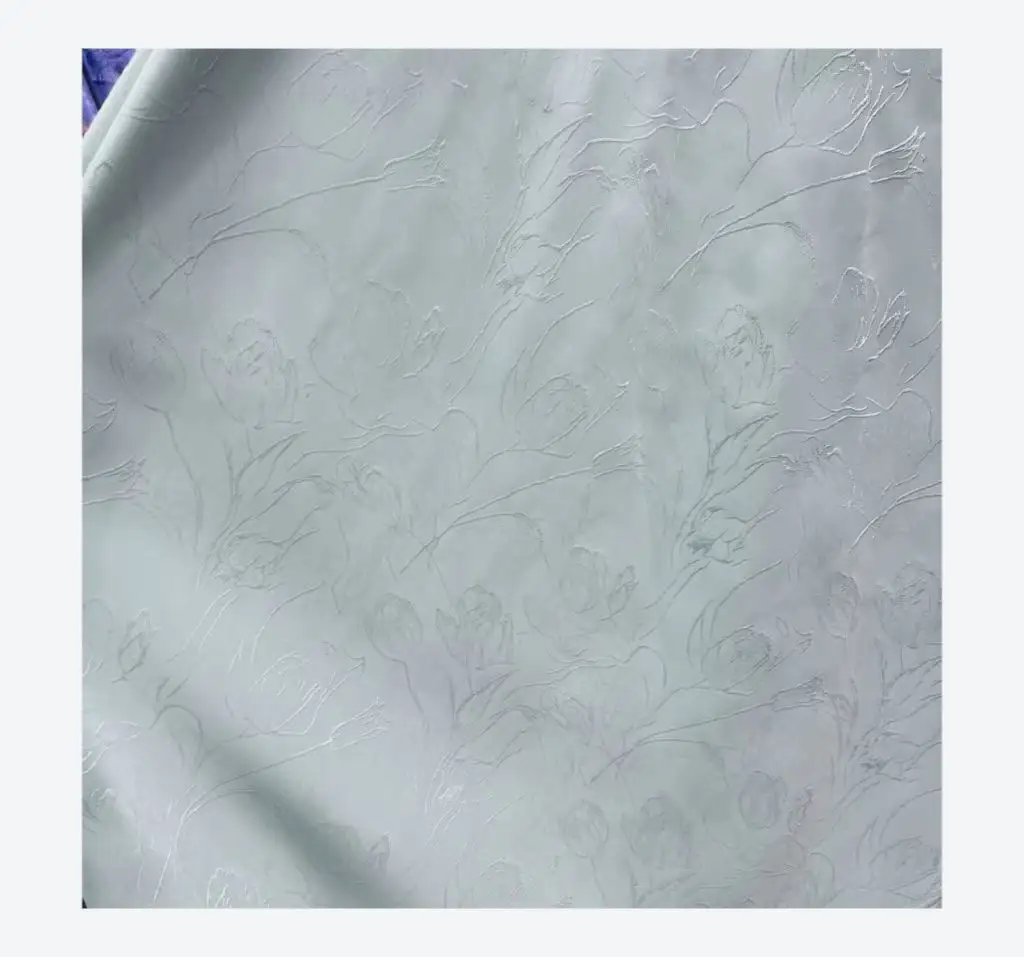 Tecido jacquard texturizado brocado com desenho floral para fazer roupão de seda chinês vestido mandarim Cheongsam