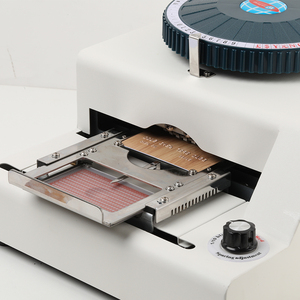 Plastik karte Markierung präge maschine Benutzer definierte Codenummer Hunde marke Edelstahl-Etikett Markierung maschine - Product Image 4